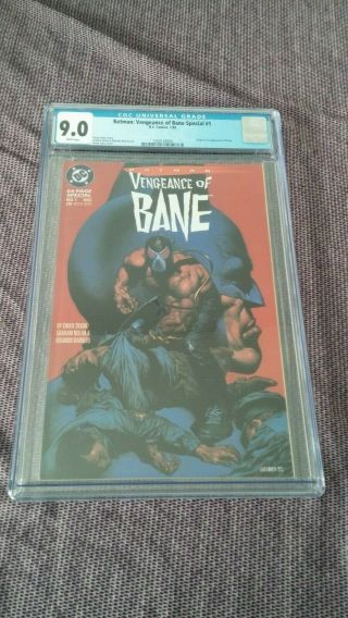 Batman: Vengeance Of Bane 1 Cgc 9.  0 First Print 1st App Bane (1993) Case