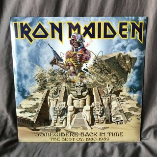 Somewhere Back In Time: The Best Of: 1980 - 1989 By Iron Maiden (vinyl,  2 Discs)