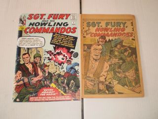 Sgt Fury & His Howling Commandos 1 Marvel Comics Coverless 1st Nick Fury
