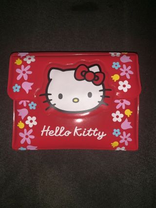 Vintage Hello Kitty - Red Plastic Wallet/change Purse - Sanrio - 2000