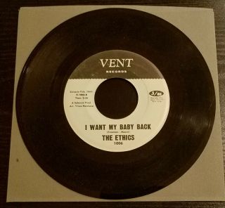 The Ethics: I Want My Baby Back / Farewell (northern Soul,  R&b)
