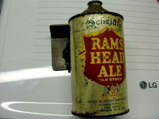 Rams Head Ale Quart Cone Top Beer Can Adam Scheidt Brewing Norristown Pa