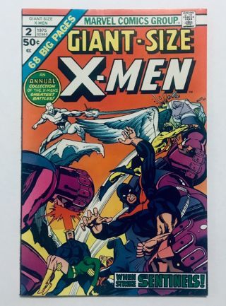 Giant - Size X - Men 2,  Marvel,  1975,  Neal Adams Reprints,  Vf,  8.  5