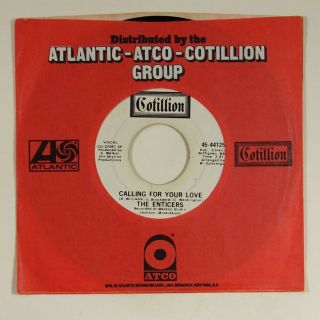 Enticers " Calling For Your Love " Crossover Soul 45 Cotillion Promo Mp3
