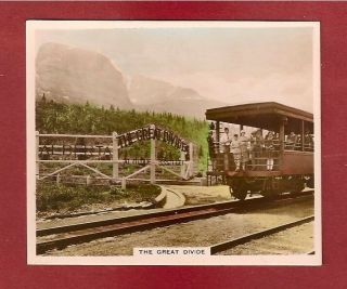The Great Divide Watershed Canadian Pacific Railway 1940 Print Card