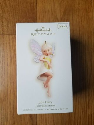 Hallmark Keepsake Lily Fairy Messengers Ornament 4th Collector’s series 2008 3