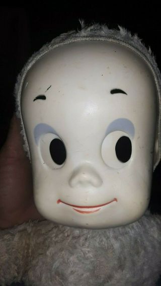 Vintage Casper The Friendly Ghost Talking Pull String Doll Mattel 1962 2