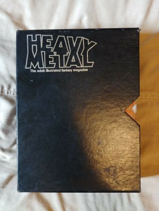 Heavy Metal The Adult Illustrated Comics.  1977,  1978,  1979 With Collectors Box