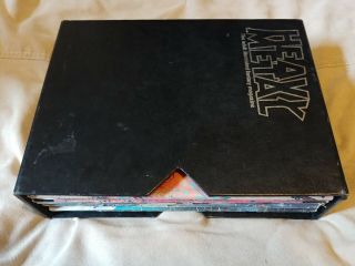 HEAVY METAL The Adult Illustrated Comics.  1977,  1978,  1979 with collectors box 2