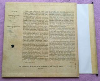 LILI KRAUS & BOSKOWSKY Mozart Piano ORIG Discophile Francais FRA - 1950s LP NM - 2