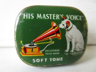 Part Filled Tin Of His Masters Voice Hmv Soft Tone Gramophone Needles