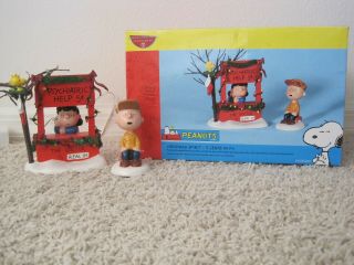 Dept 56 Peanuts " Christmas Spirit - 5 Cents,  Set Of 2,  59094 Lucy & Charlie Brown