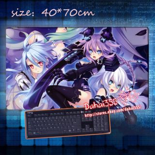 Anime Hyperdimension Neptunia 70x40 Big Mouse Pad Play Game Mat Mousepad Cm 45