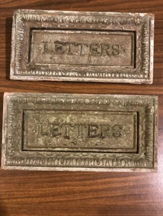 Antique Bronze Door Us Letter Mail Box Cutler Mail Chute Company