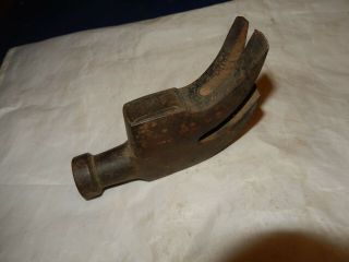 Vintage Antique Double Claw Hammer head Patent Nov.  4 1902 RARE 2