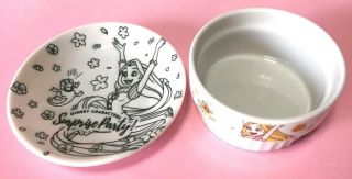 Disney Princess Tangled Rapunzel Mini Dish & Dessert Cup Set Prize Fs Epacket