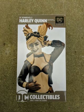 Dc Bombshells Harley Quinn Sepia Tone Variant Statue 41/5000