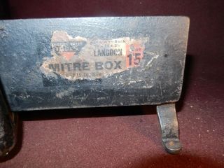 Millers Falls miter box 15,  small,  unusual,  collectible - user 3