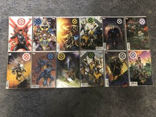 House Of X 1 - 6/powers Of X 1 - 6 Nm,  First Prints Connecting Variants X - Men