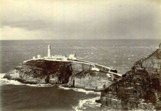 1930s Photograph South Stack Lighthouse Anglesey