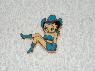 Betty Boop In Blue Cowgirl Outfit Kfs/fs Pin Guc