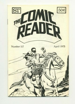 The Comic Reader 117 April 1975 (street Enterprises) Giant Size X - Men 1