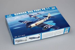 Trumpeter 1/48 02844 Hawker " Sea Fury " Fb.  11
