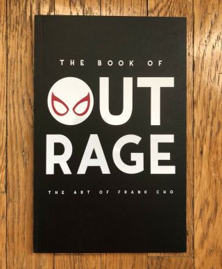 The Book Of Outrage: The Art Of Frank Cho 2019 Cover Sketchbook Signed W.  Sketch