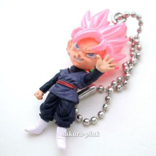 Goku Black Saiyan Rosé Dragonball 20 Mini Figure Key Chain Bandai Japan