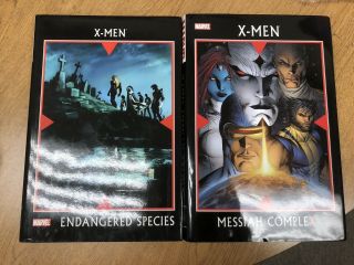 X - Men Messiah Complex & Endanger Species Marvel Comics Hc Hard Cover