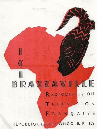 1960 Qsl: Radio Brazzaville,  Brazzaville,  French Equatorial Africa