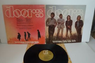 Ex - /ex The Doors  Waiting For The Sun " Bronze Label 1st Press Elektra Psych Lp