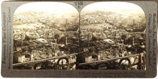 Keystone Stereoview View Overlooking Constantinople,  Turkey From 1930’s T600 Set