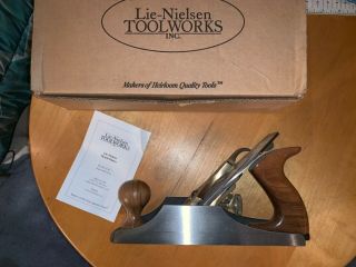Lie Nielsen No 4 - 1/2 Smoothing Plane With Rosewood Handle And Tote