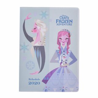 Frozen Anna & Elsa 2020 Schedule Book A6 Monthly Disney Store Japan