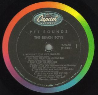 The Beach Boys Pet Sounds LP 1966 MONO pressing God Only Knows 3