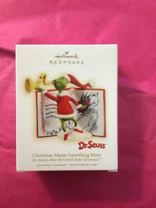 Hallmark Ornament How The Grinch Stole Christmas Means Something More 2009