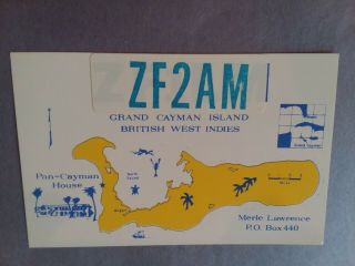 Zf2am - Grand Cayman Island - Merle Lawrence - 1978 - Qsl