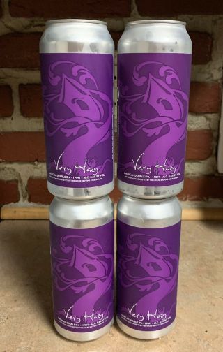 Tree House Brewing Very Hazy - 4 Collectible Cans 9/26/19