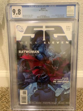 52 11 Cgc 9.  8 1st Full Appearance Of Kate Kane As Batwoman