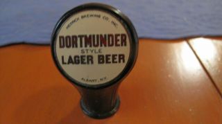 Vintage Dortmunder Style Lager Beer Tap Knob Handle Hedrick Brewing Albany Ny