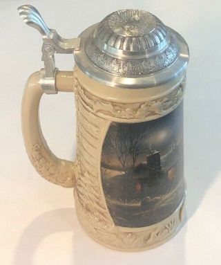Terry Redlin " Pure Contentment " Beer Stein - The Perfect Getaway Series