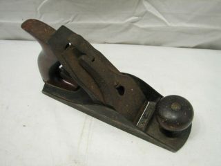 Early Stanley No.  4 Pre - Lateral Smoothing Jack Plane Wood Tool Patent Knob