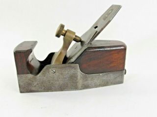 Great Preston Coffin Shaped Infill Smoothing Plane 7 3/8 " Long 2 1/4 " Iron T5926