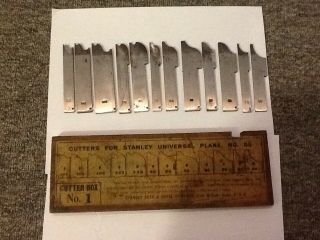 Stanley Plane no 55 - Four boxes of cutters 2