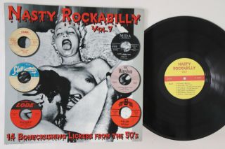 Lp Various Nasty Rockabilly - Vol.  7 - 14 Bonecrushing Bsharp6665 B - Sharp Unknown