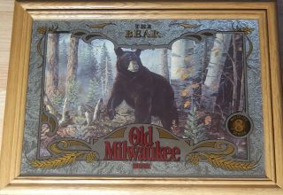 The Bear - Old Milwaukee Beer Mirror Sign