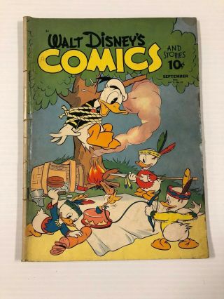 Walt Disneys Comics And Stories 24 Vintage - Golden Age - Dell - Comic Book