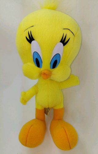 Vintage Applause Warner Brothers Looney Tunes 10 " Tweety Bird Plush 1994