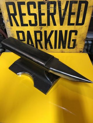 Blacksmith Railroad Rr Track Anvil,  40lbs Knife Forge Handmade Bladesmith